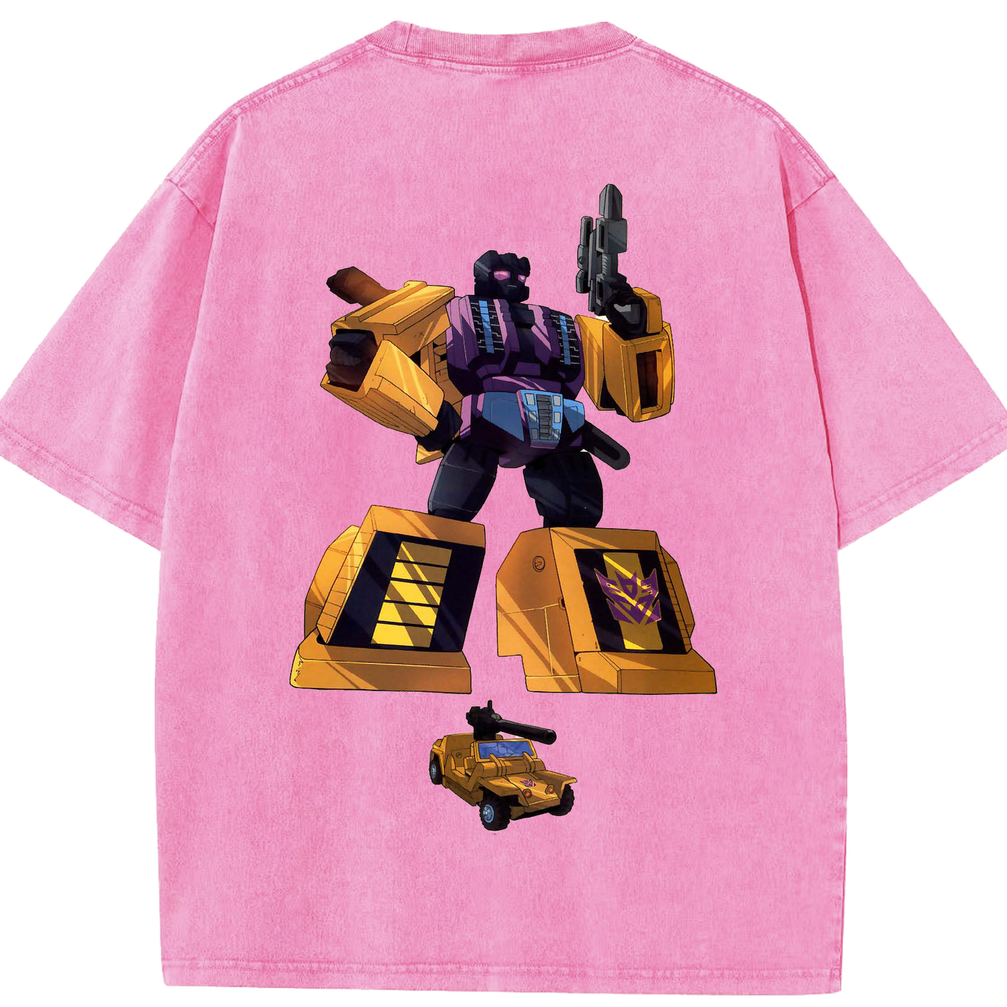（画像用）  綿100% ヴィンテージ風 半袖Tシャツ（背面プリント）